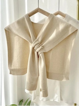 Solid Color Shoulder Wrap Scarf/Cape